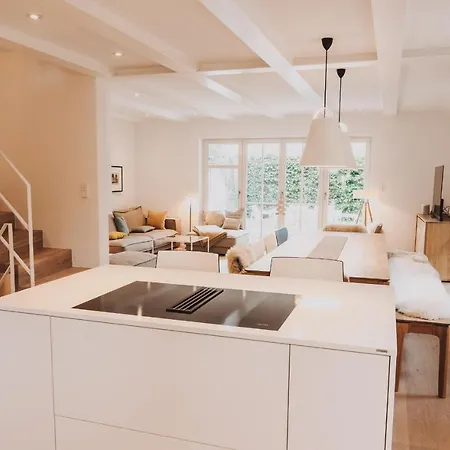 度假居 Ferienhaeuser Doppelhaushaelfte Am Grenzweg 阿伦斯霍普