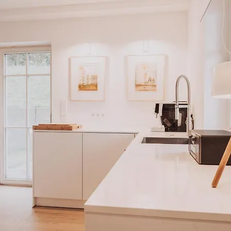 度假居 Ferienhaeuser Doppelhaushaelfte Am Grenzweg 阿伦斯霍普